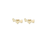 Orecchini Triple Heart 9kt