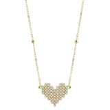 Pixel Heart Necklace
