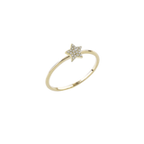 Anello Mini-Stella Pavè