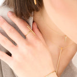 Anello Straight Line 0,10 9kt