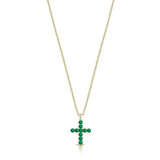Collana Emerald Cross 0,20