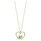 Double Heart Necklace