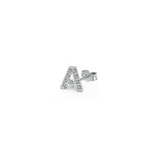 Monorecchino Lettera Diamonds