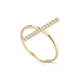 Anello Straight Line 0,10 9kt