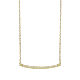 Collana Diamond Bar 0,12 9kt