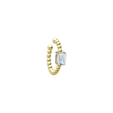 Mini-Moon Pavè Single Earring