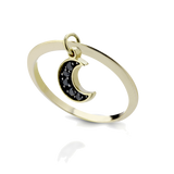 Anello Luna Pendente