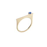 Anello Geometrico Blu