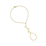 Kissing Hand Stylized Hearts 9kt