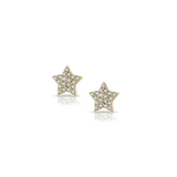 Orecchini Mini-Stella Pavè 9kt
