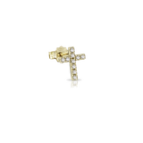 Monorecchino Diamond Cross 9kt