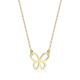 Pierced Butterfly Necklace