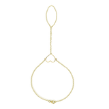 Baciamano Cuore Forato 9kt