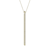 Collana Straight Line 0,28 9kt
