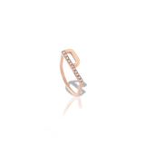 Modern Shine Initial Ring