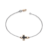 Bracciale Croce Black 9kt