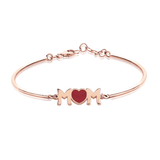Bracciale Red Heart Mom