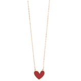 Collana Painted Heart 9kt