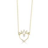 Collier Reine de Cœur 9 carats