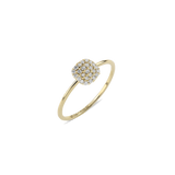 Pavè Square Ring