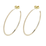 Orecchini Diamond Hoops 0,44