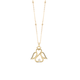 Diamond Angel Pendant Necklace