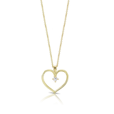 Collier Coeur Diamant