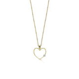 Collier Coeur Côté Diamant