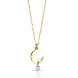 Collana Pendant Diamond Moon