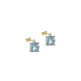 Topaz Square Earrings