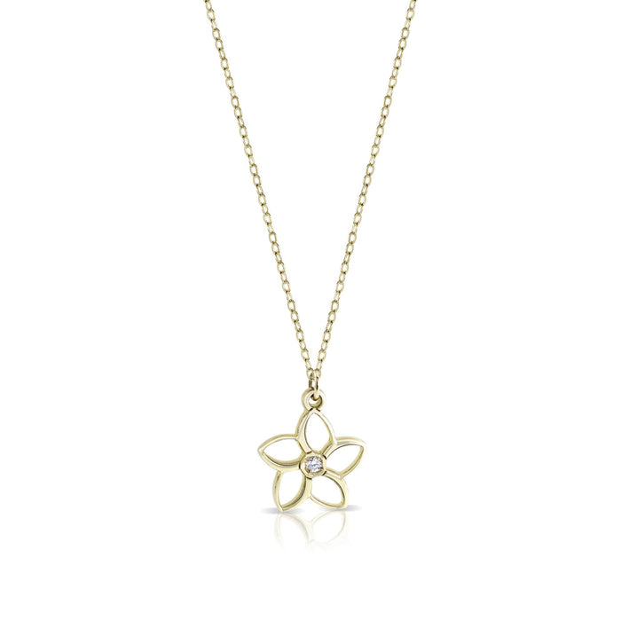 Collana Flower Diamond 9kt