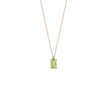 Collier en or jaune 9 ct avec pierre semi-précieuse 