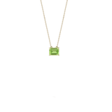 Collier en or jaune 9 ct avec pierre semi-précieuse 