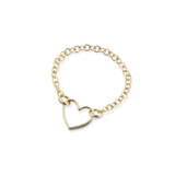 Anello Cuore Chain