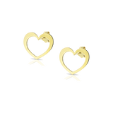 Pierced Heart Earrings