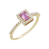 Anello Veretta Pink Sapphire