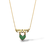 Collana Colorful Heart Mom 9kt