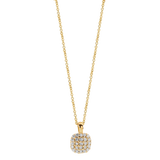 Collier carré pavé 