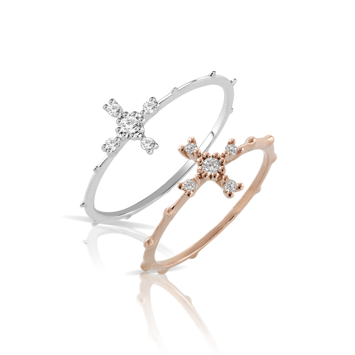 Anello rosario 2025 oro rosa