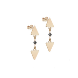 Orecchini Black Triangles